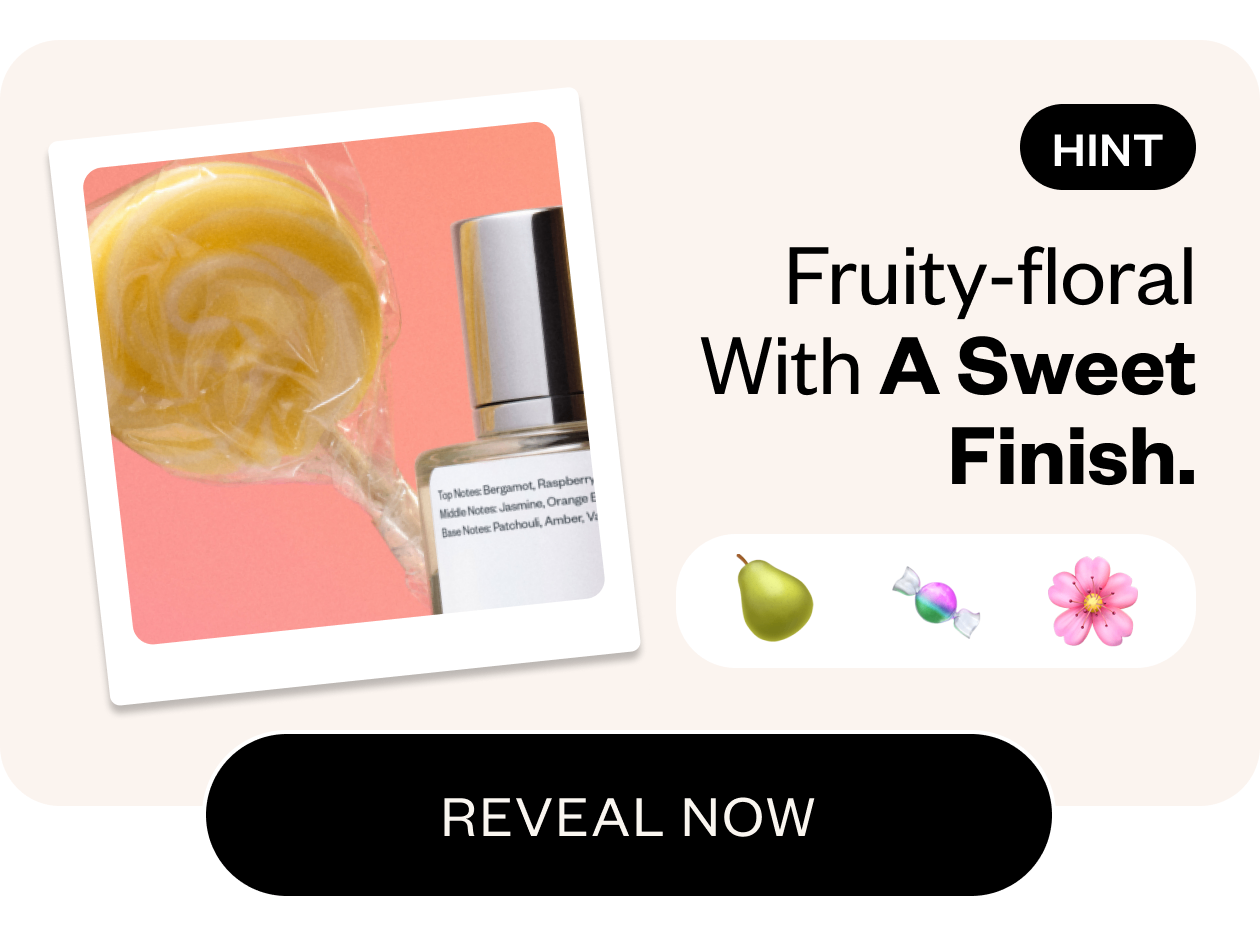Fruity-floral with a sweet finish 
