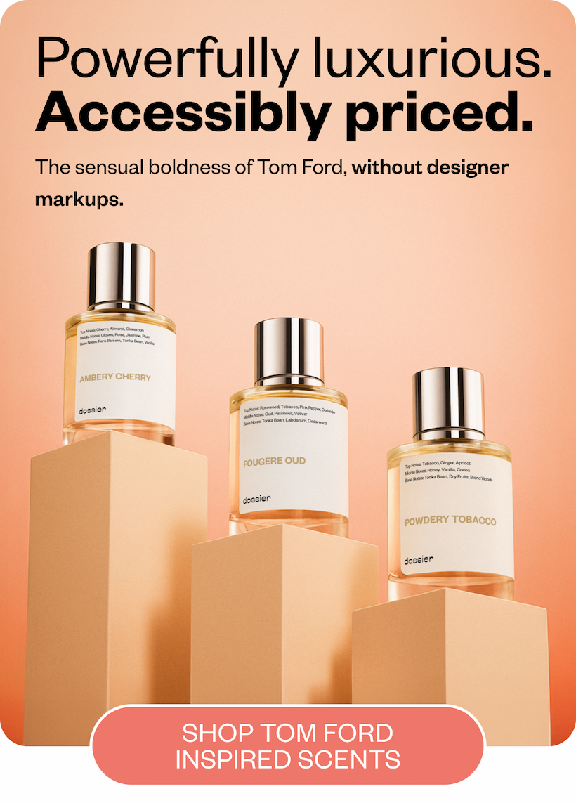 Powerfully luxurious. Accessibly priced. The sensual boldness of Tom Ford, without designer markup.