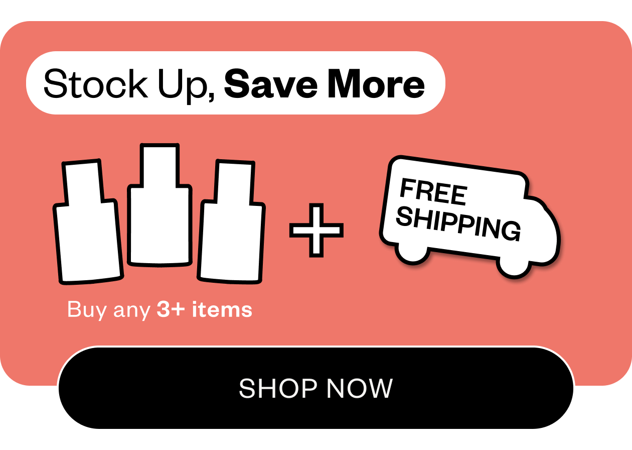 Buy 3+ Items and get FREE shipping