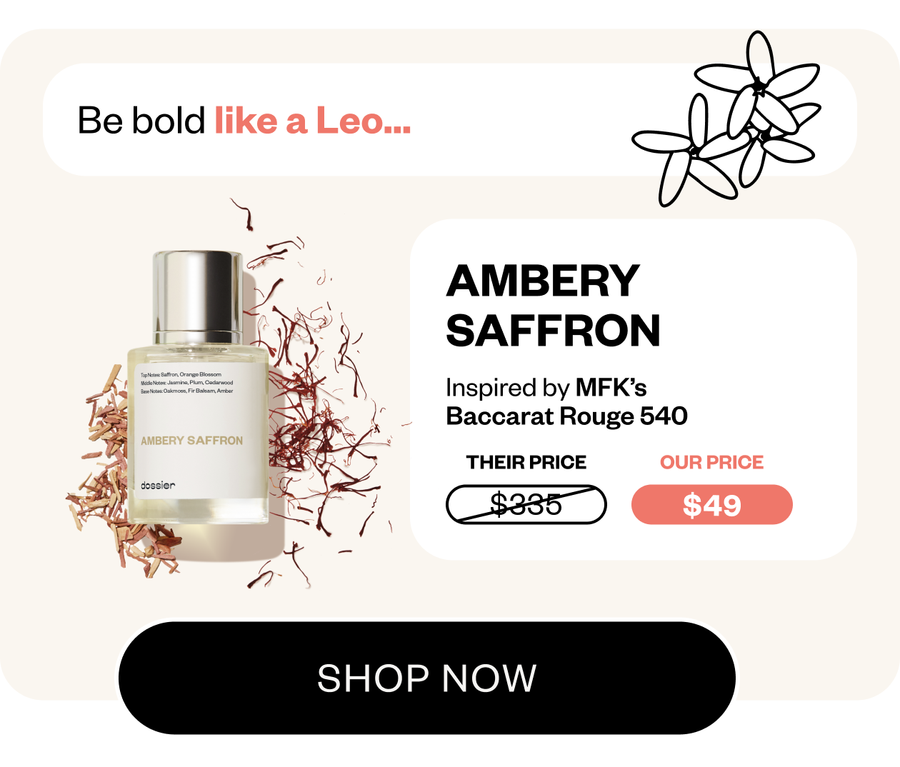 Be Bold Like a Leo: Ambery Saffron