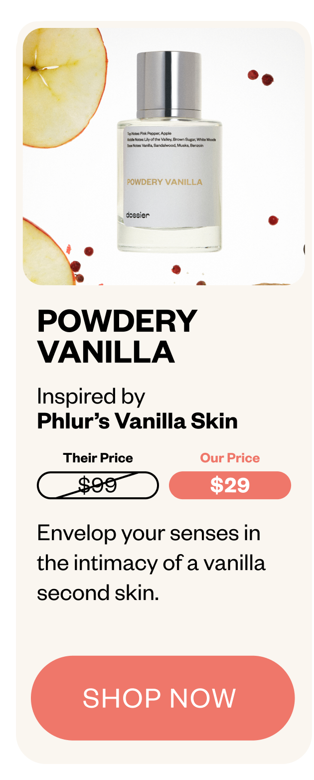 Powdery Vanilla - Inspired by Phlur's Vanilla Skin
