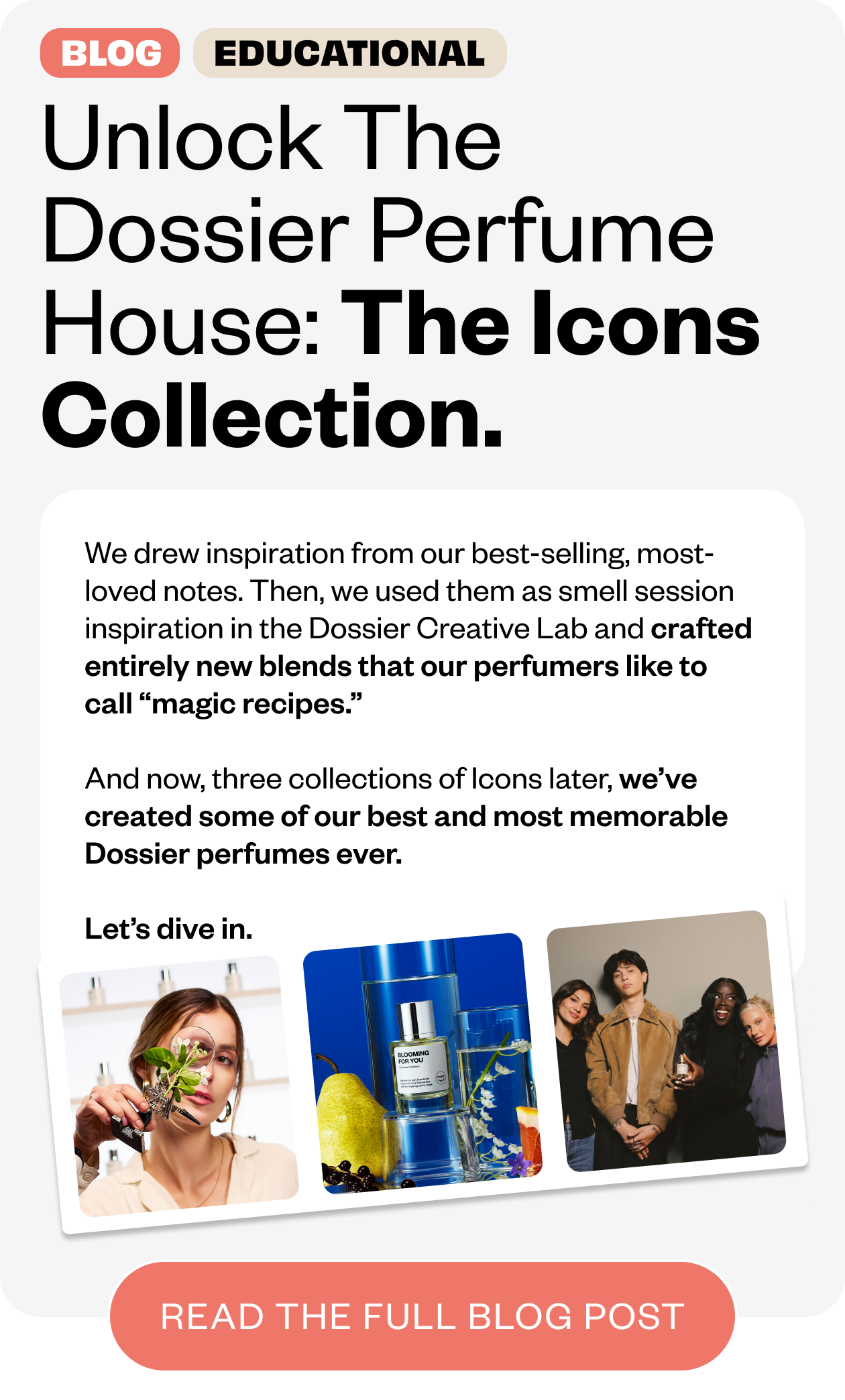 Unlock the Dossier Perfume House: the Icons Collection