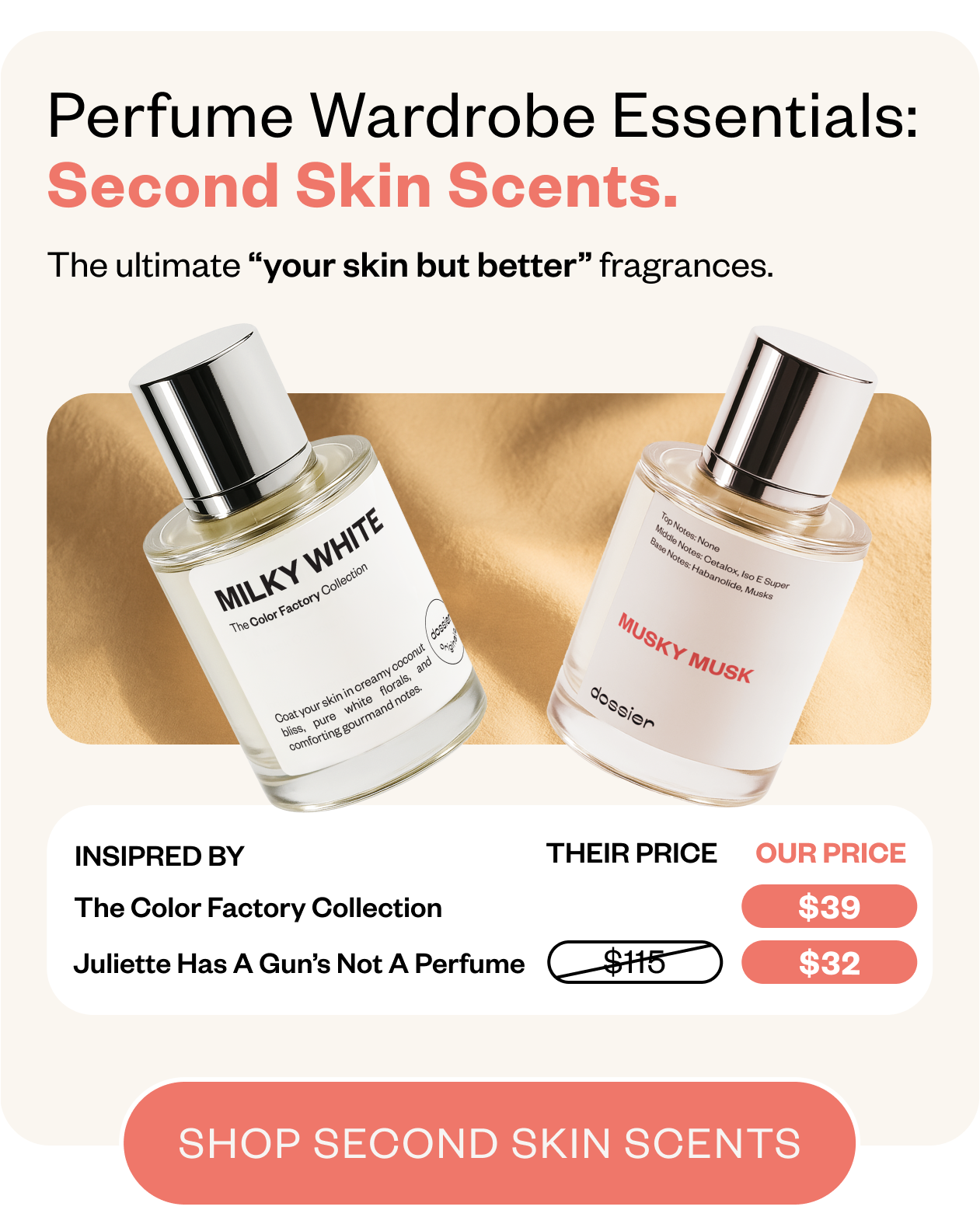 Perfume Wardrobe Essentials: Second Skin Scents