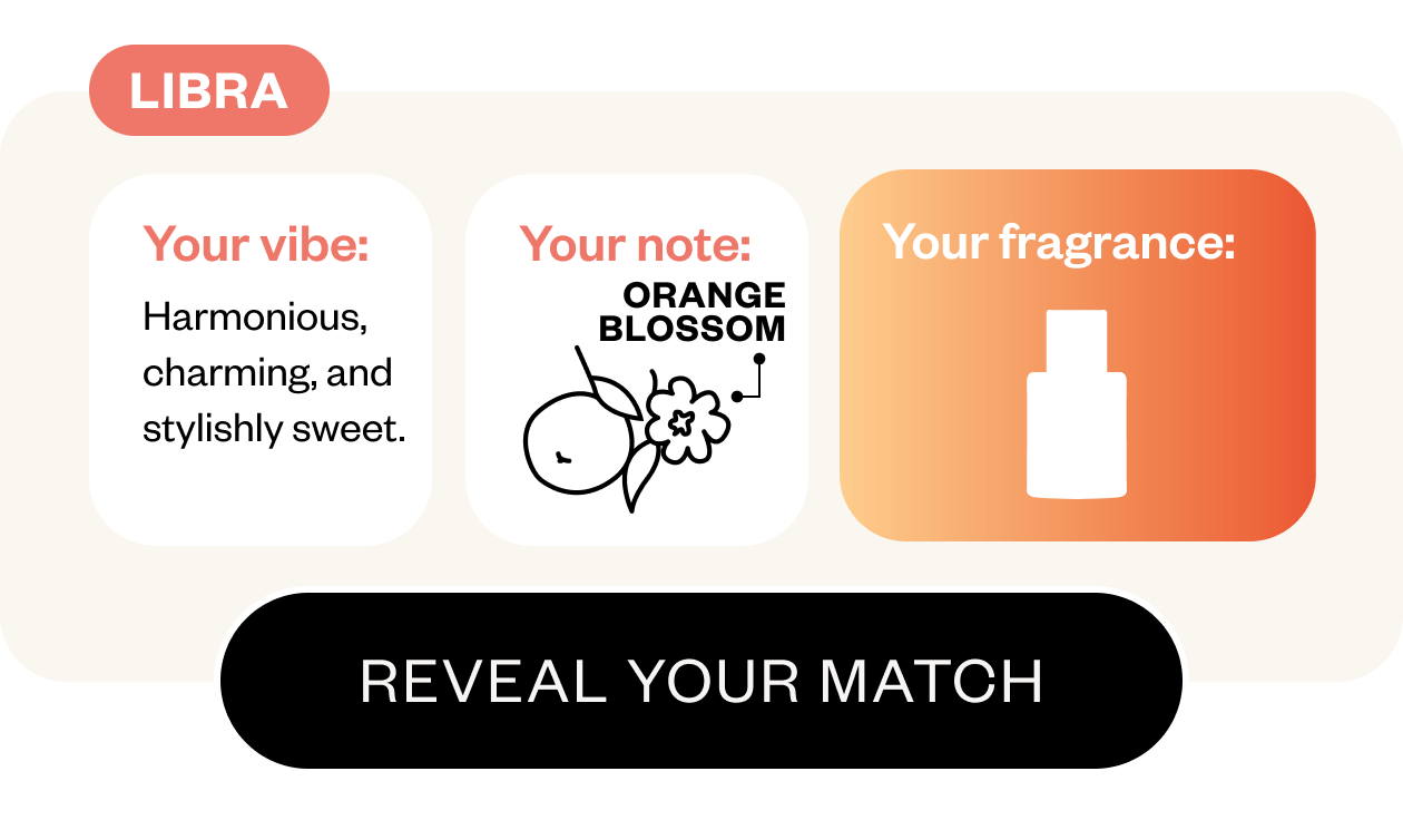 Libra- Note: Orange Blossom - Reveal Your Match