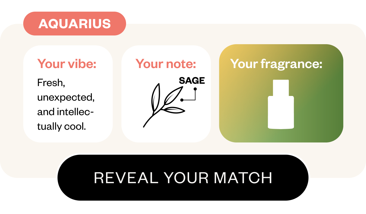 Aquarius - Note: Sage - Reveal Your Match