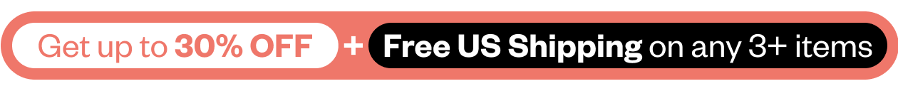 Get up to 30% OFF + Free Shipping