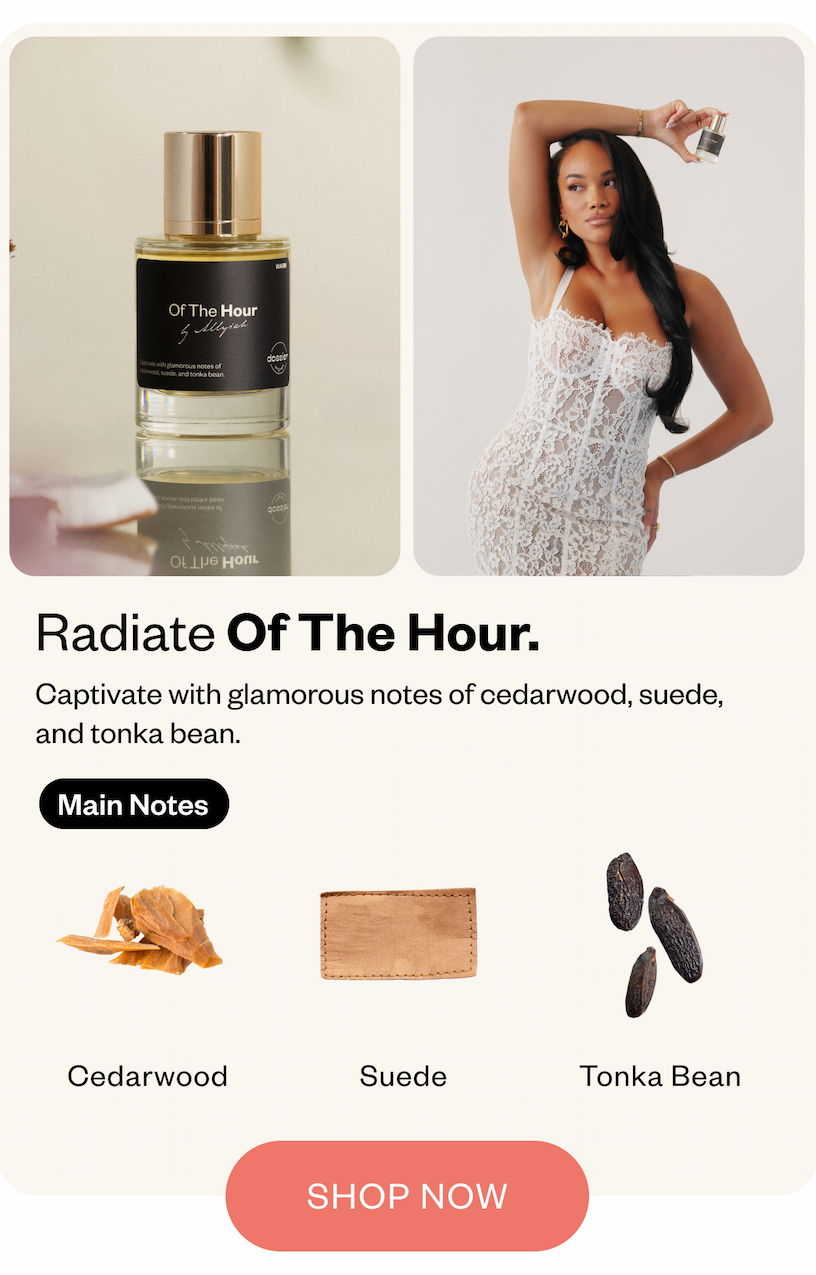Captivate with glamorous notes of cedarwood, suede and tonka bean