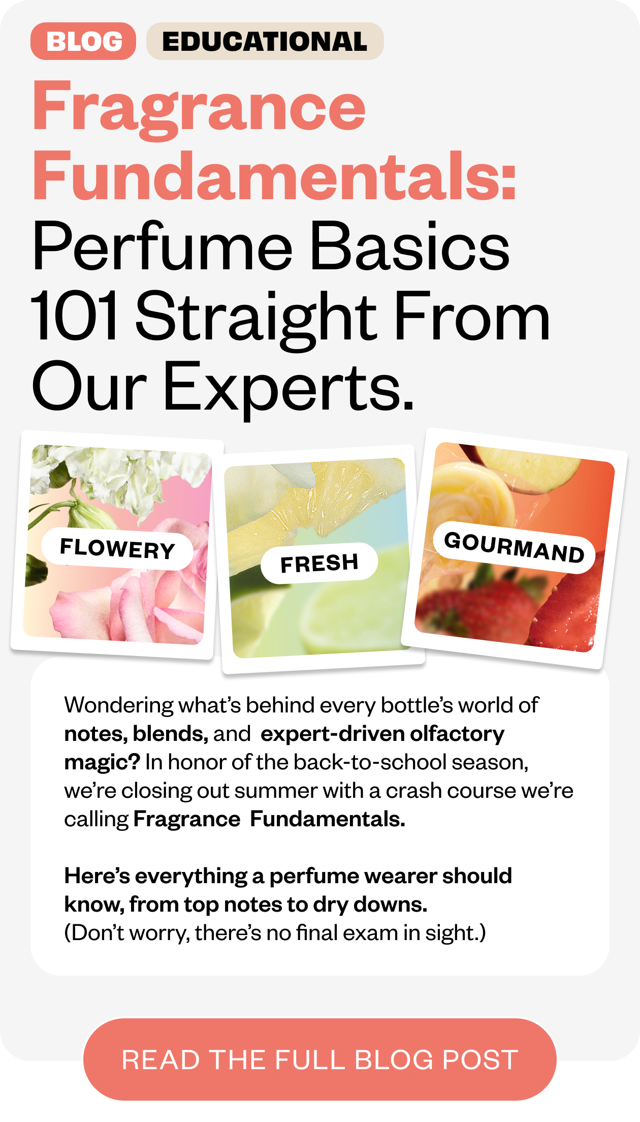 Fragrance Fundamentals: Perfume Basics 1010 Straight From Our Experts