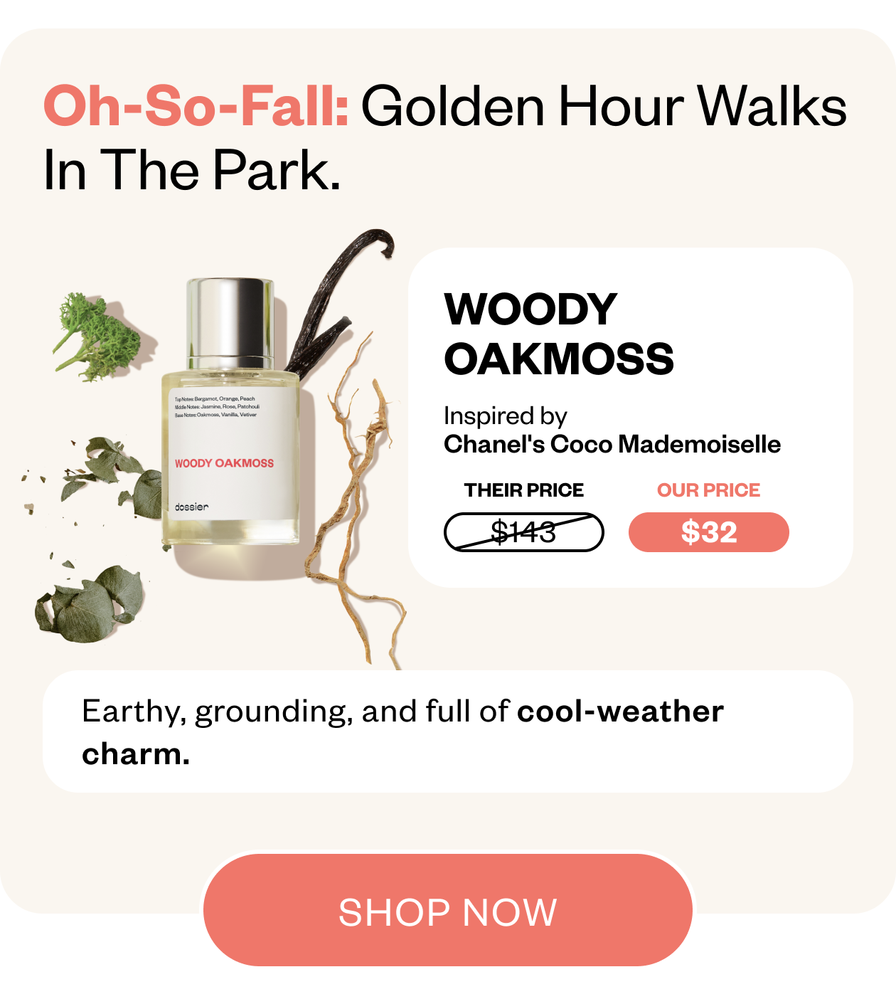 Woody Oakmoss - Earthy & Grounding