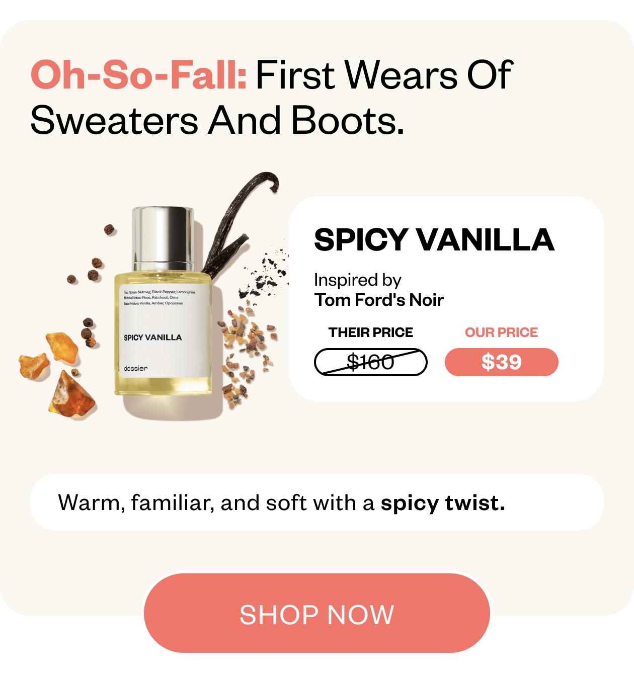 Spicy Vanilla - Warm & Familiar