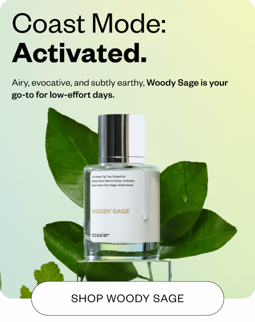 Airy, evocative, and subtly earthy, Woody Sage is your go-to for low-effort days.