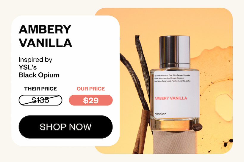 Ambery Vanilla - Inspired by YSL's Black Opium