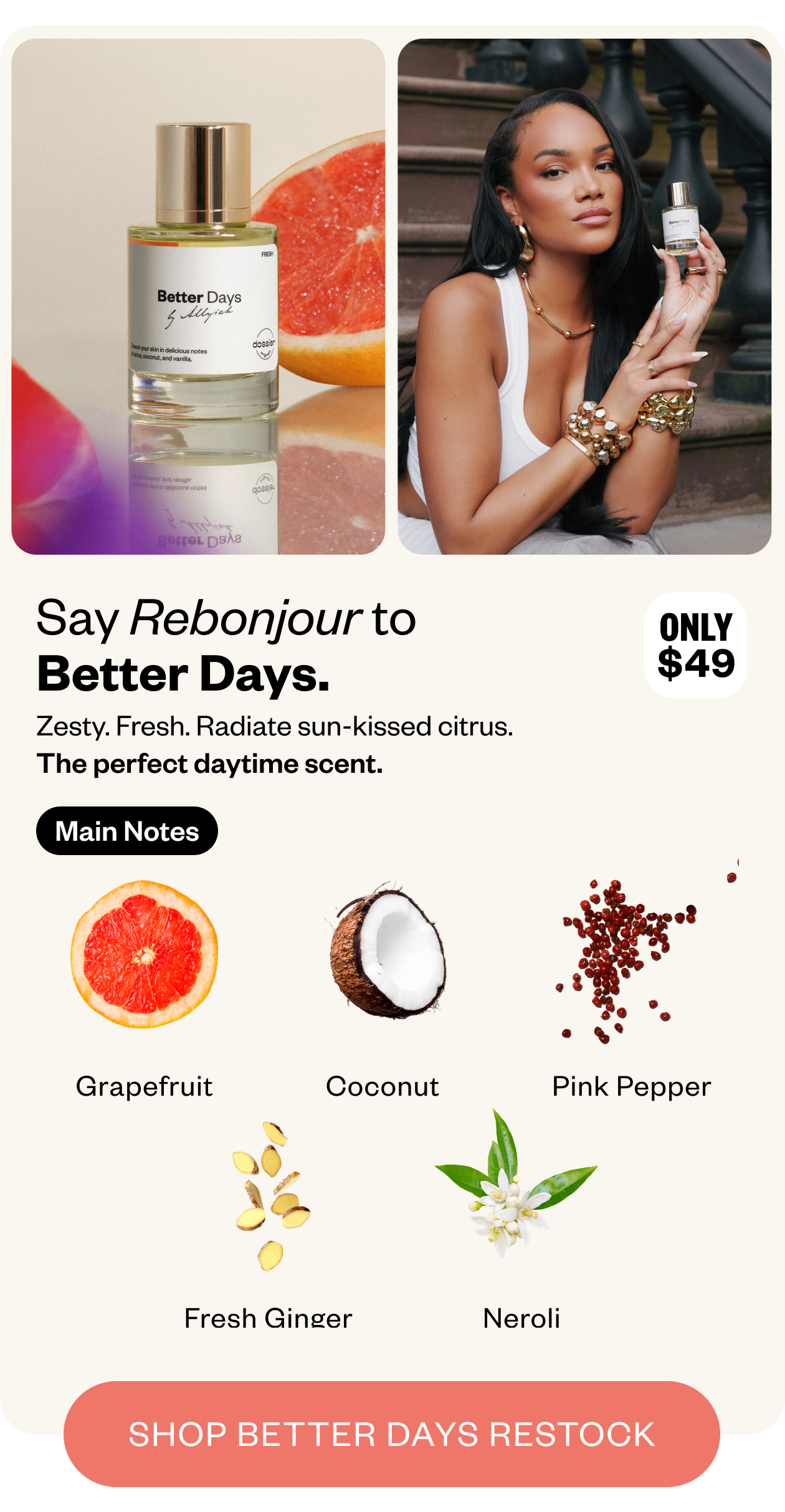 Say Rebonjour to Better Days.