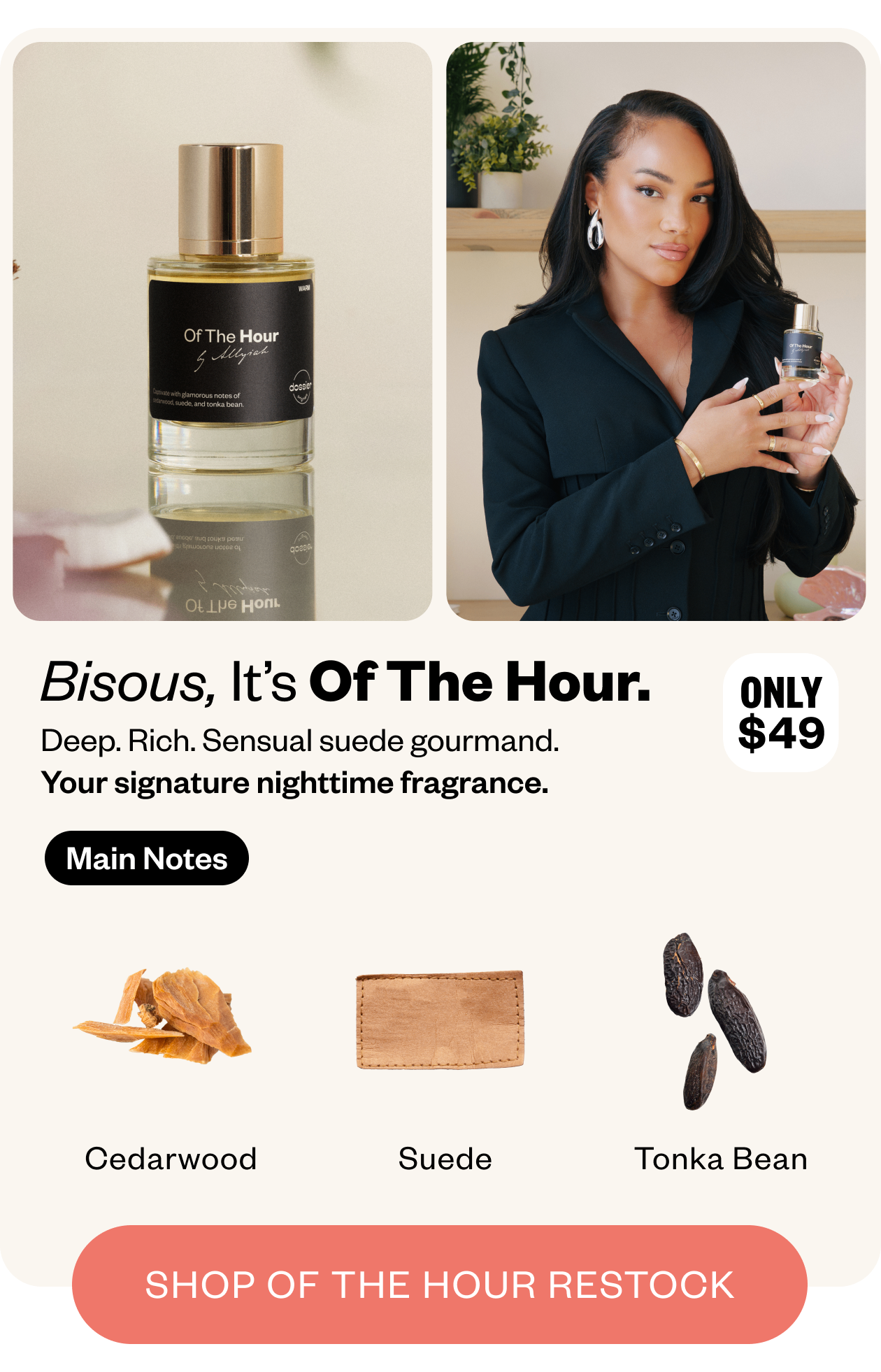 Bisous, it's Of The Hour.