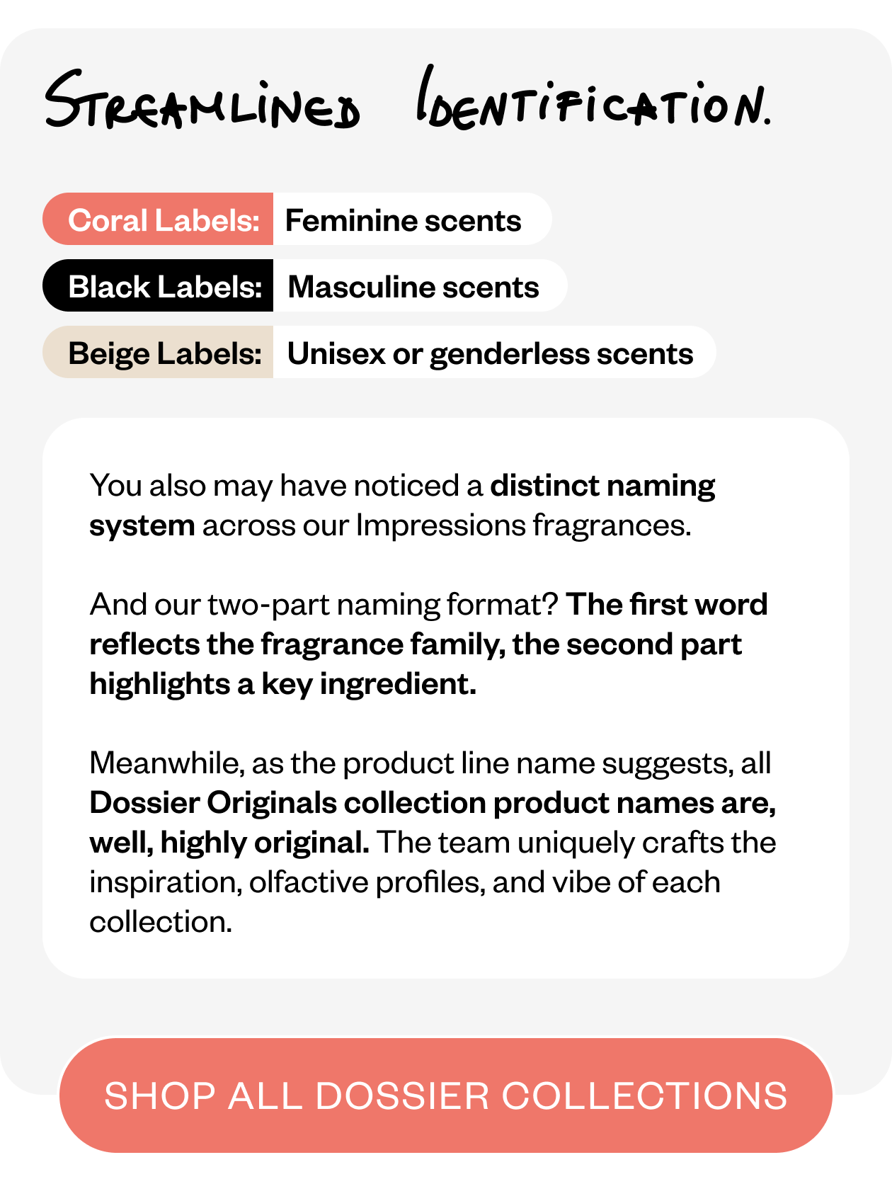 Streamlined Identification 