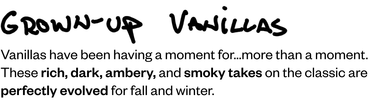 Grown-up Vanillas