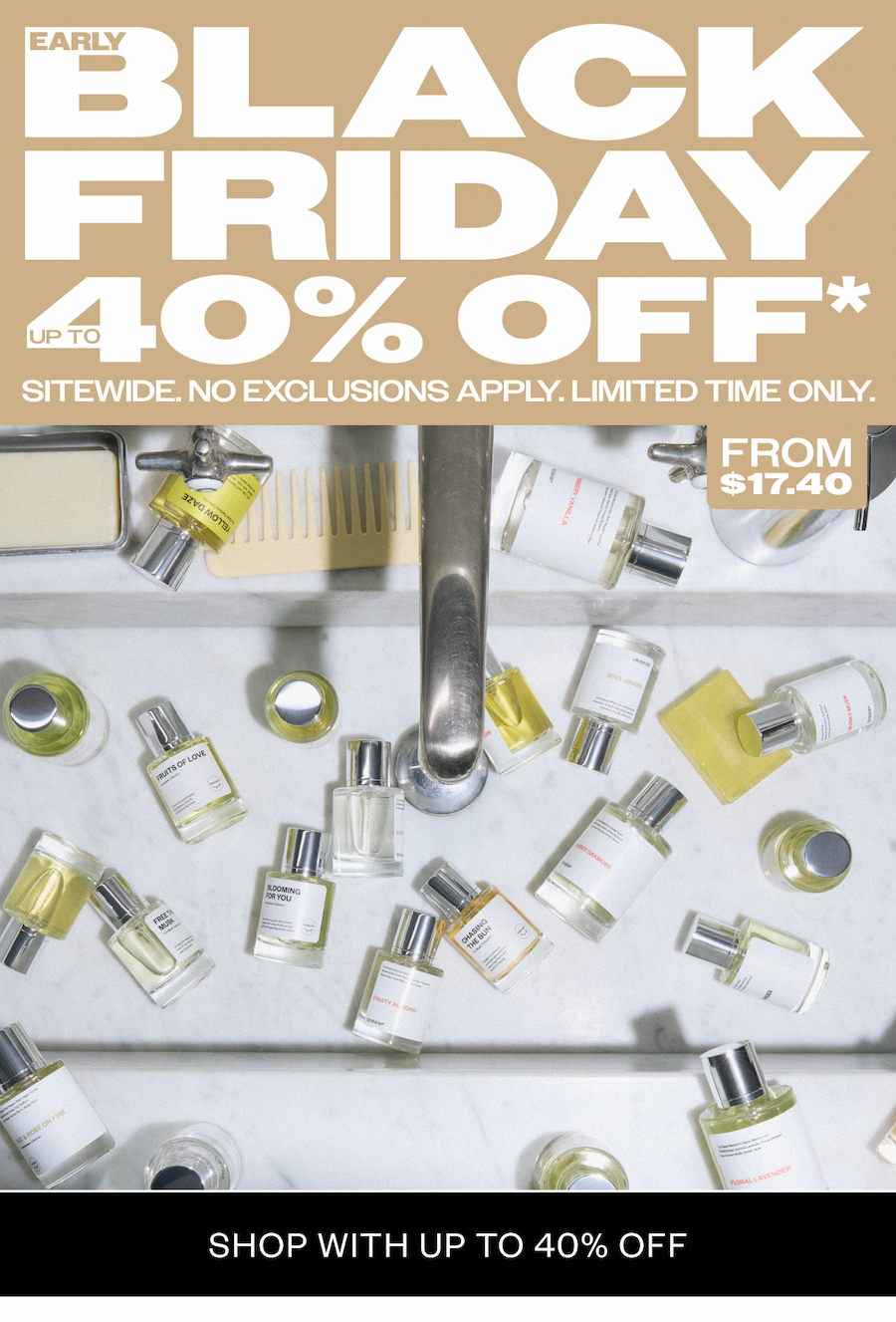 Early Black Friday: Up to 40% Off