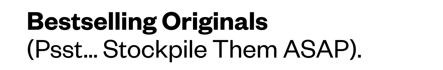 Bestselling Originals 