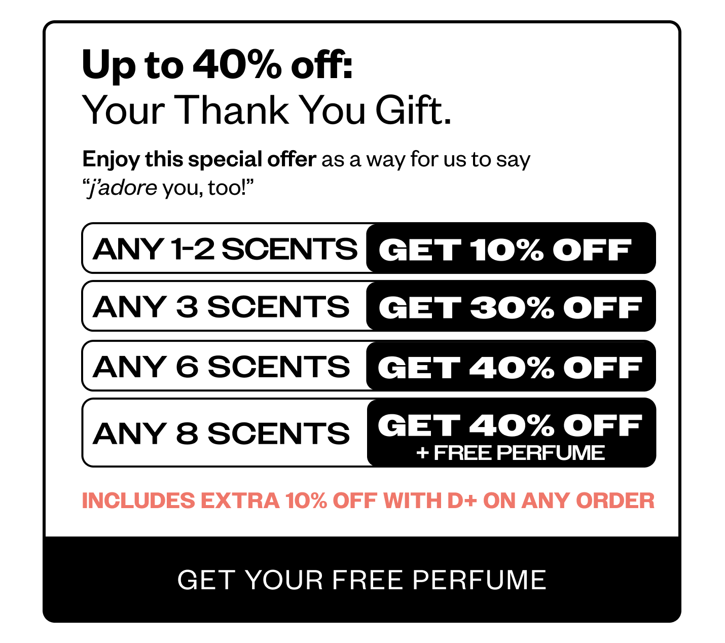 Enjoy this special offer 