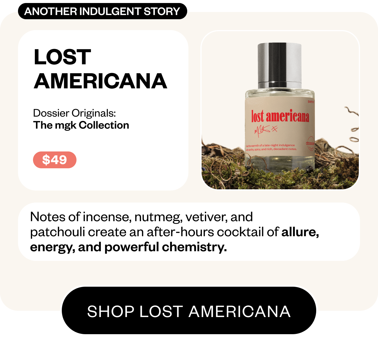 Another indulgent story: Lost Americana