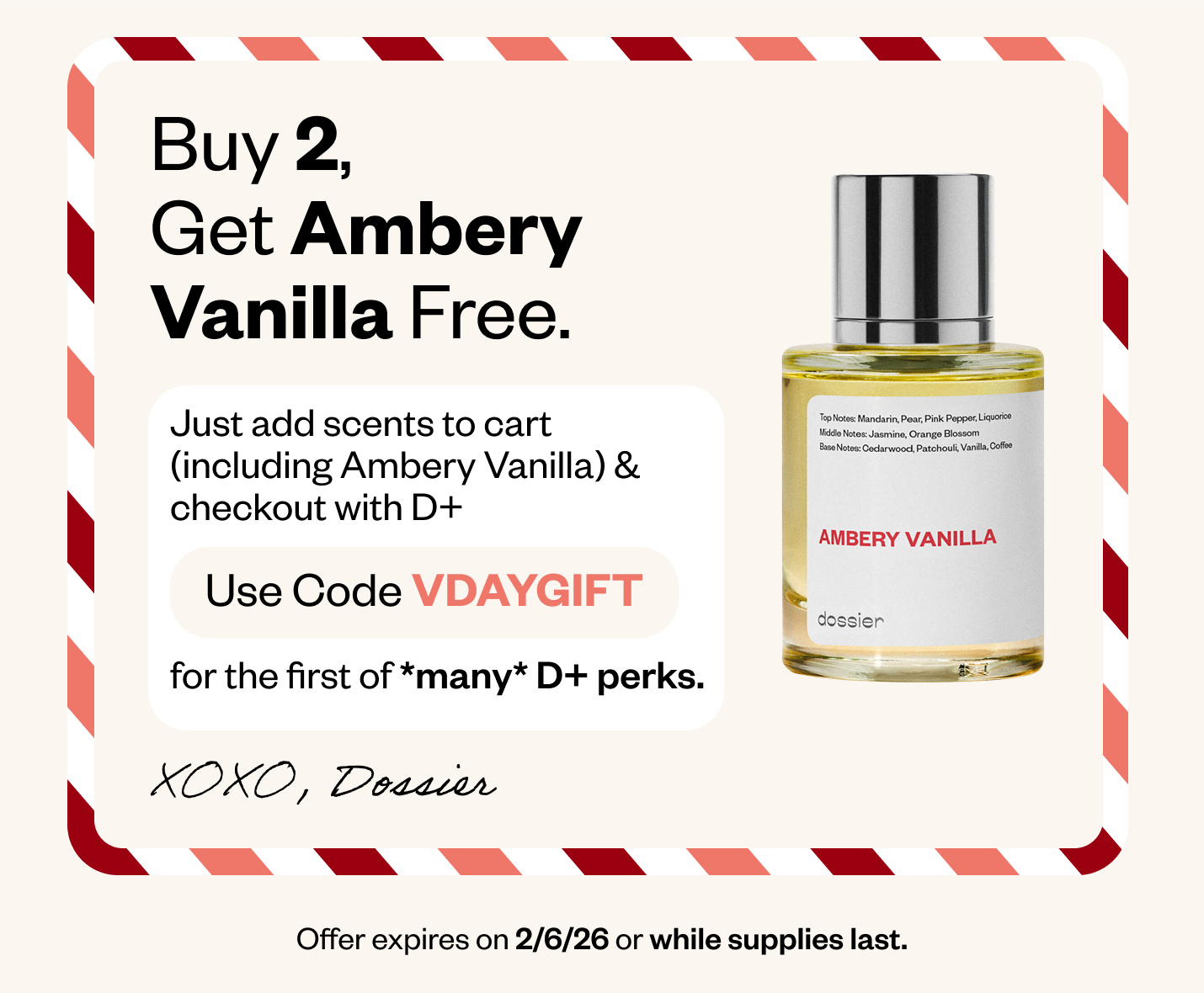 Buy 2, Get Ambery Vanilla Free