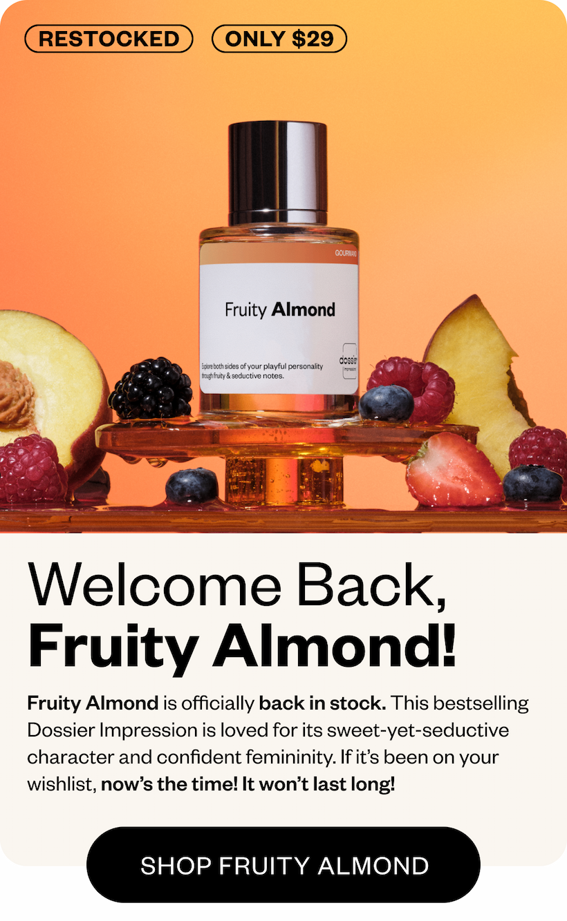 Restocked: Fruity Almond is Back!