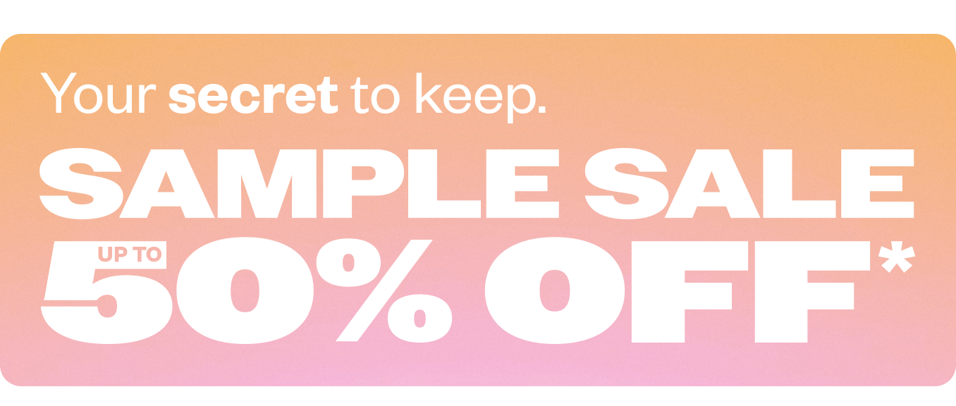Shop Secret Sample Sale