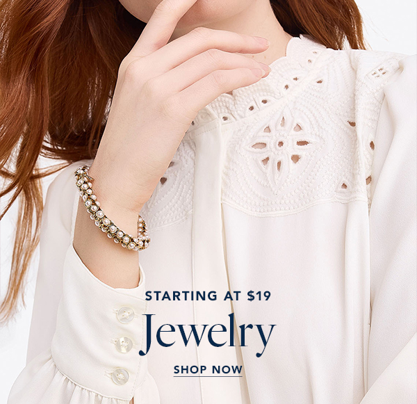 Jewelry Starting at $19