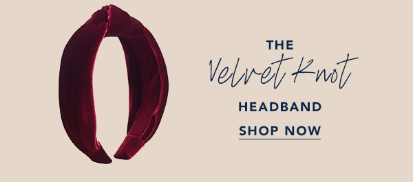 Velvet Knot Headband
