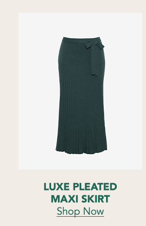 Luxe Pleated Maxi Skirt