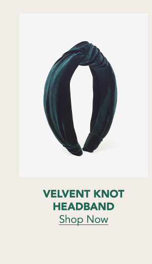 Velvet Knot Headband