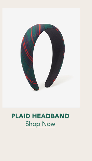 Plaid Headband