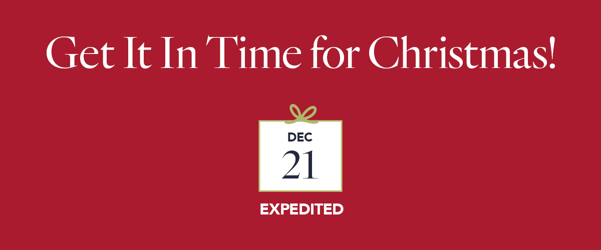 Get it in time for Christmas