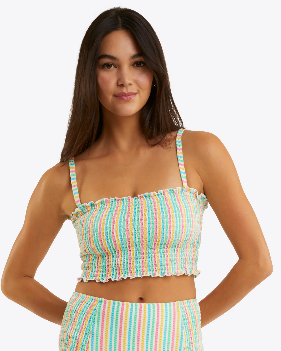 Image of Smocked Bikini Top
