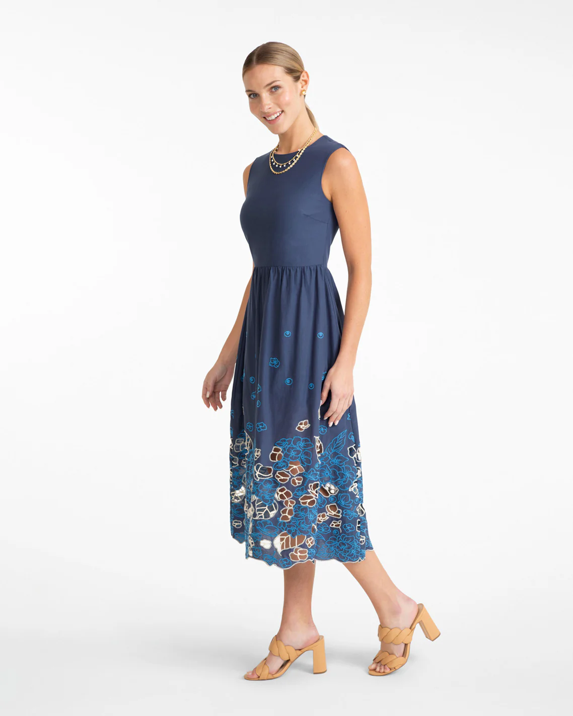 Image of Palmer Dress in Embroidery
