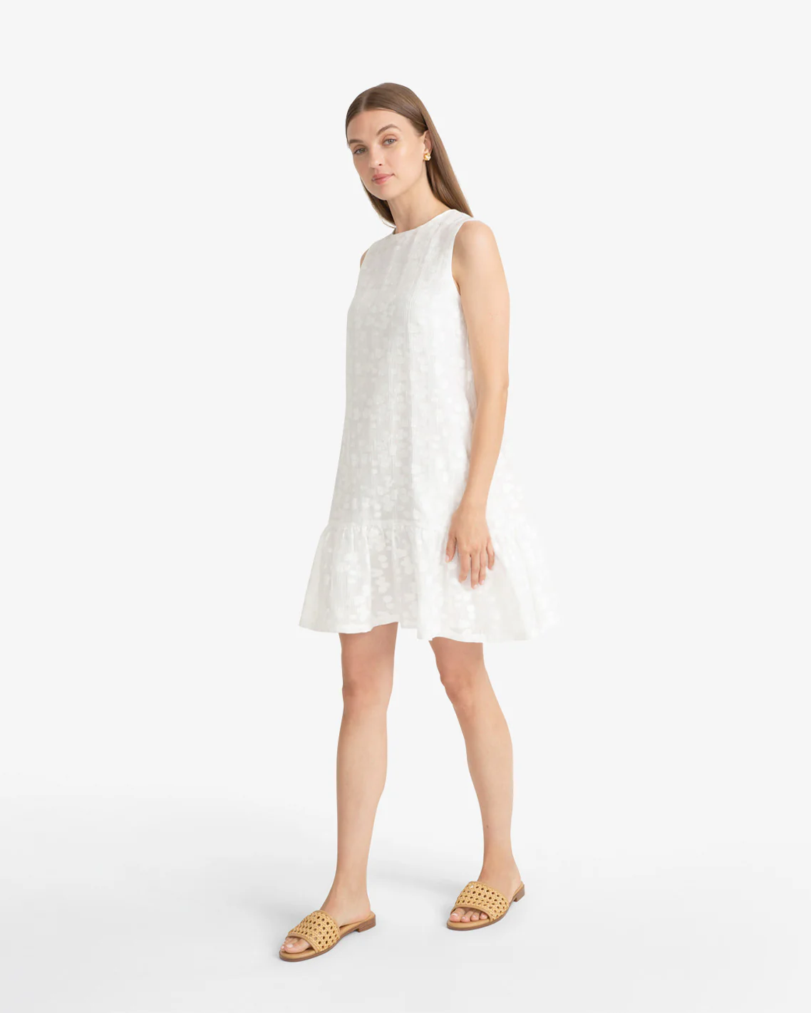 Image of Tommie Mini Dress in Embroidery