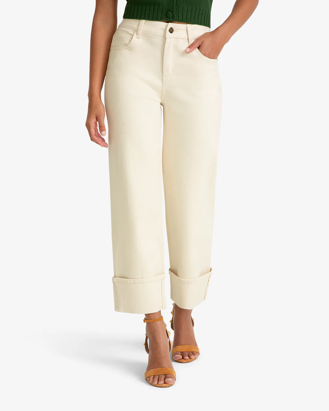 Image of Cuffed Bottom Pant