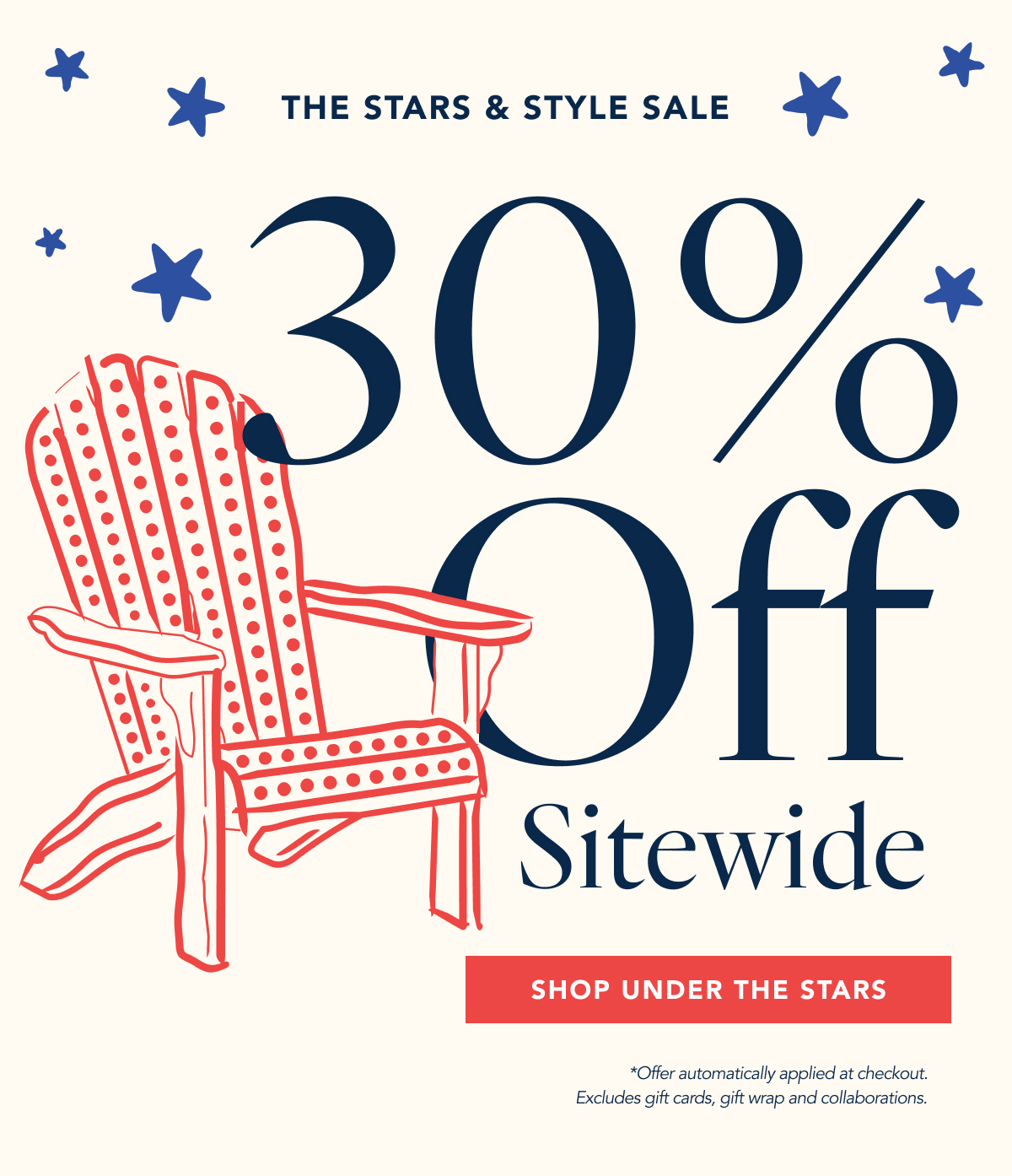 30% Off Sitewide