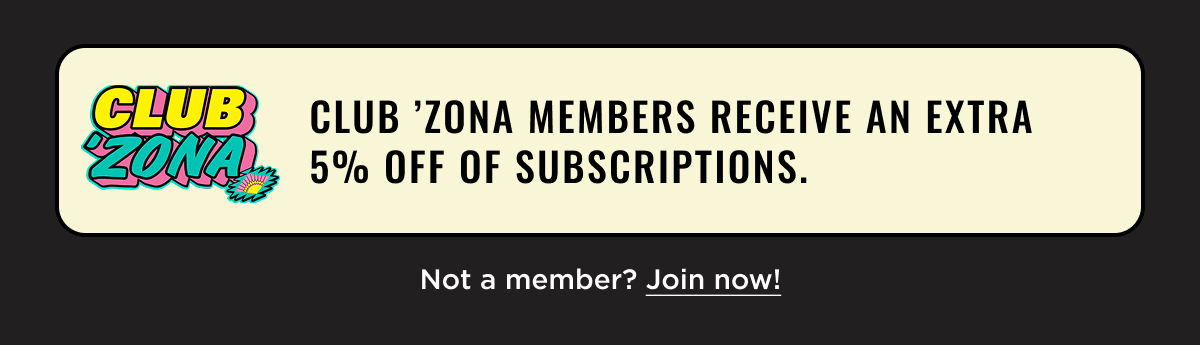 Club 'Zona Membership Graphic