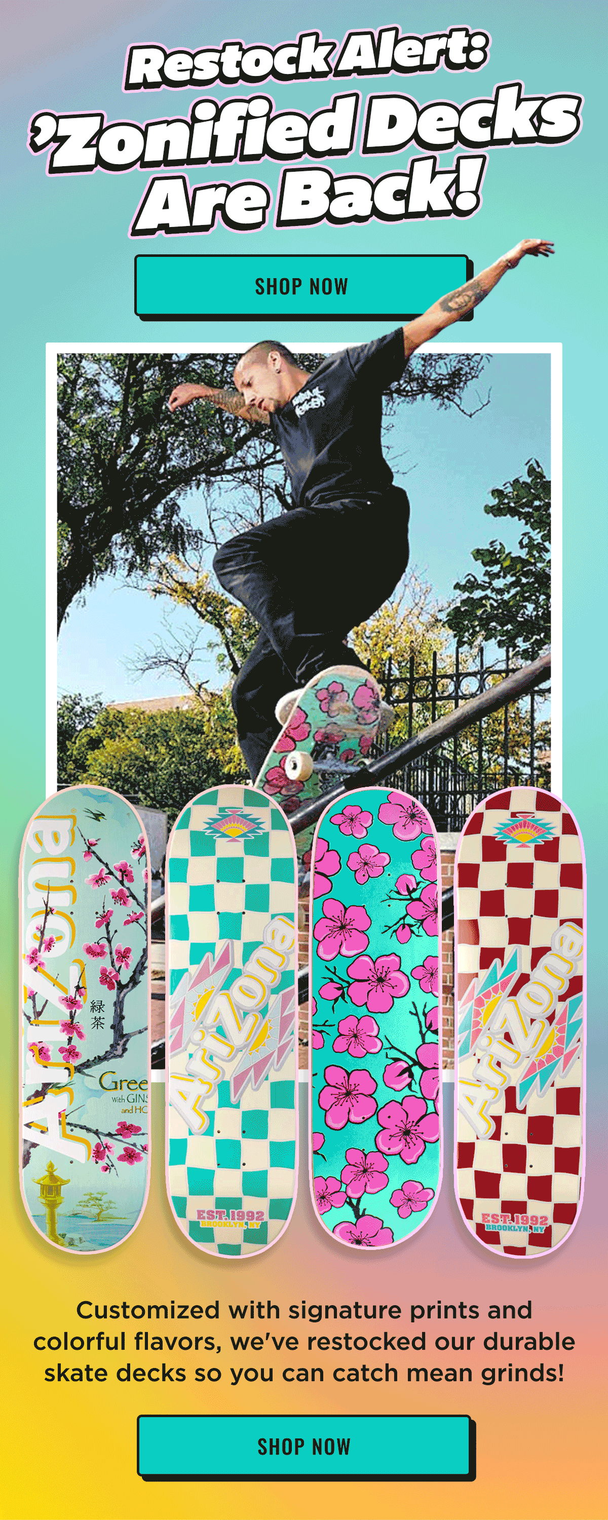 Restock Alert: Skate Decks are back. Shop Now.