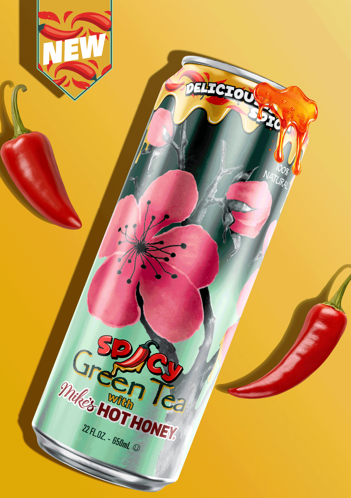 New Mike's Hot Honey AriZona Tea Collab