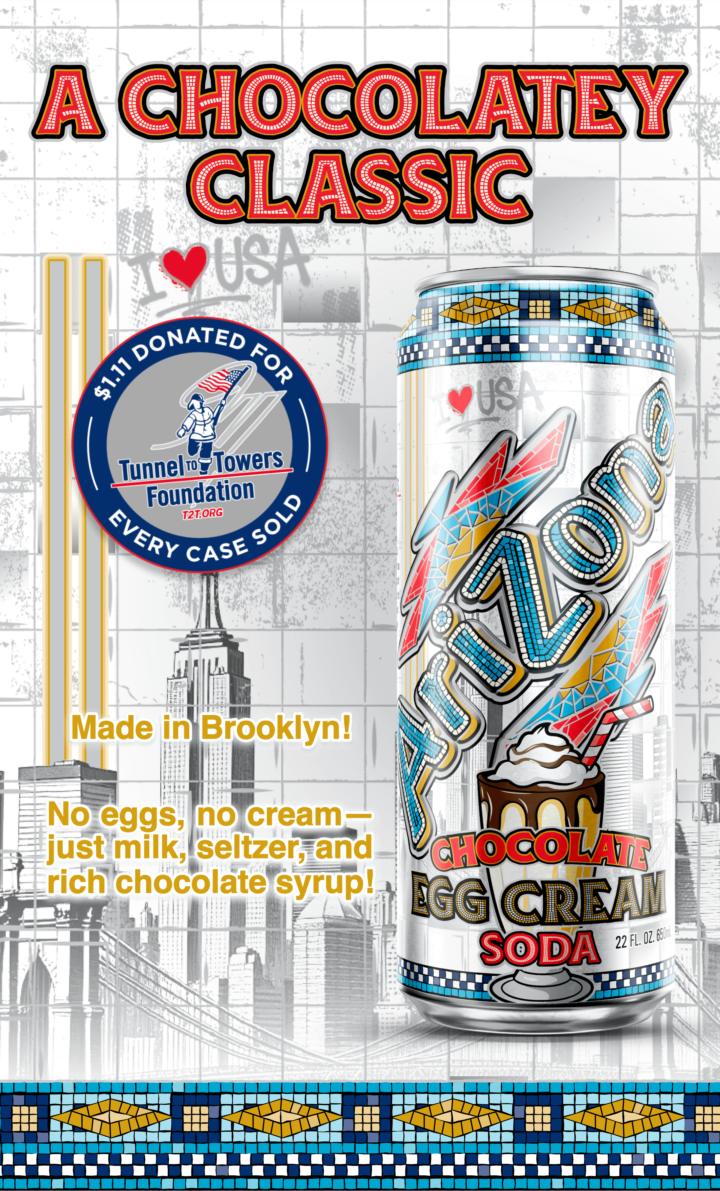 A Chocolatey Classic. New Chocolate Egg Cream Drink is here.