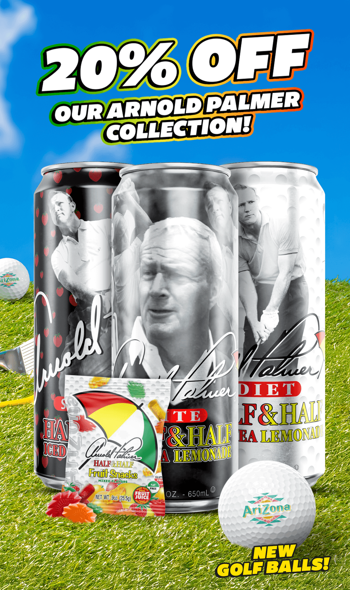 20% Off our Arnold Palmer Collection! New Golf Balls