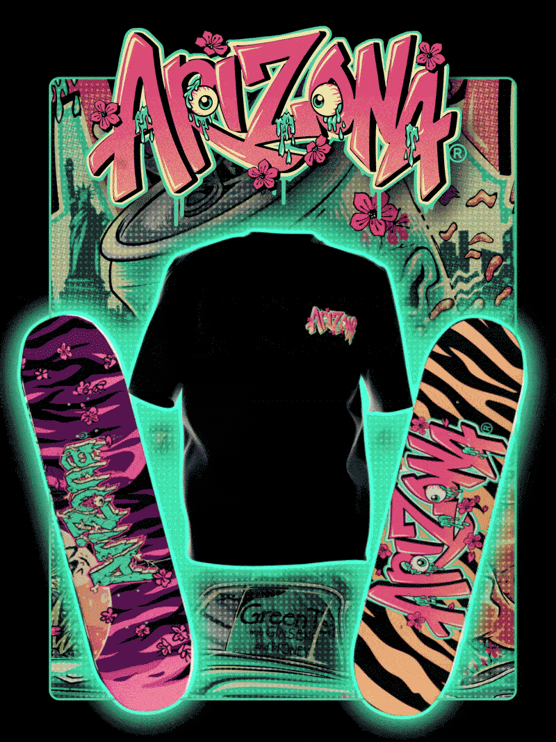 Halloween Tee & Skate Decks GIF