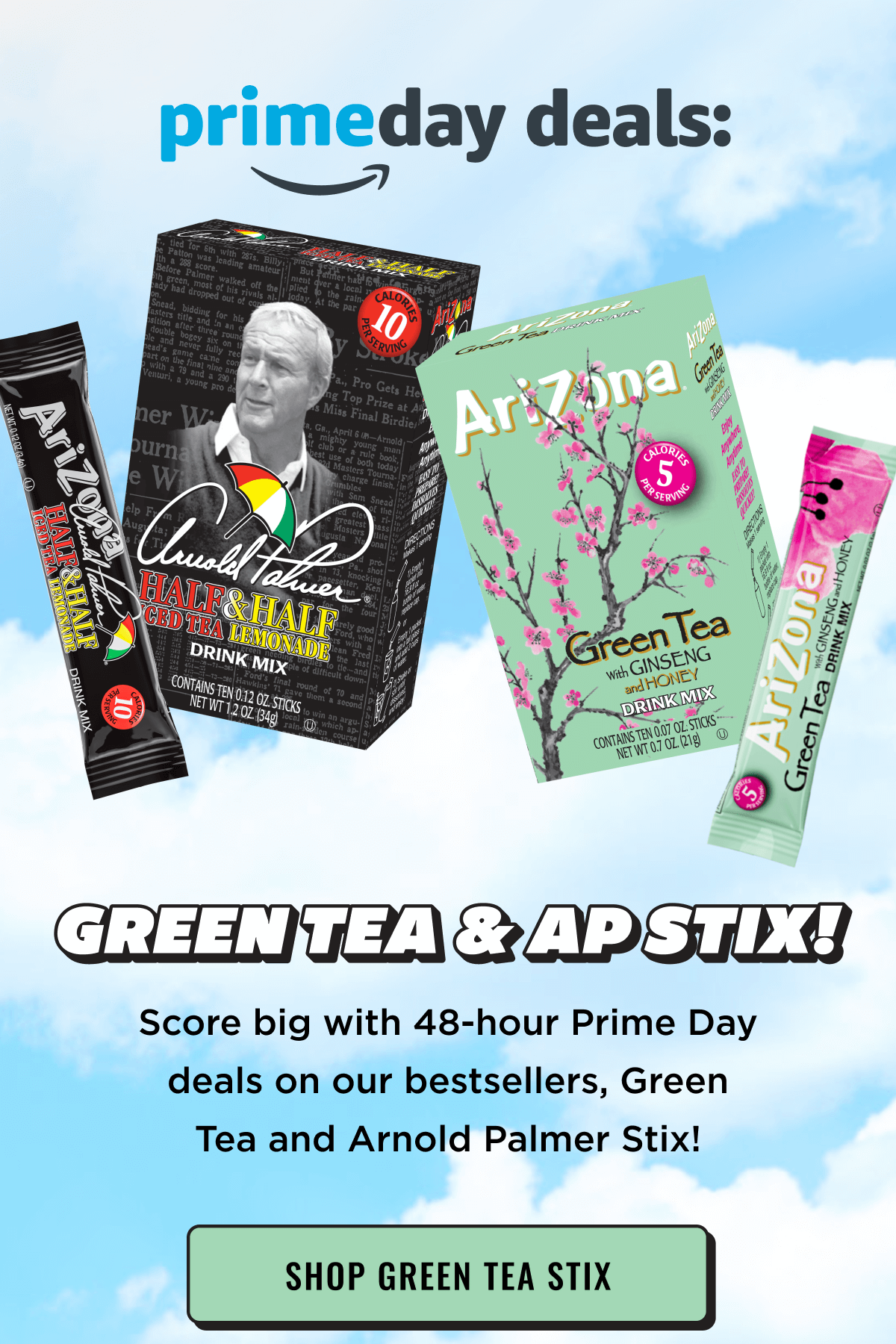 48 Hour Prime Day Deals on Stix! Shop Green Tea Stix