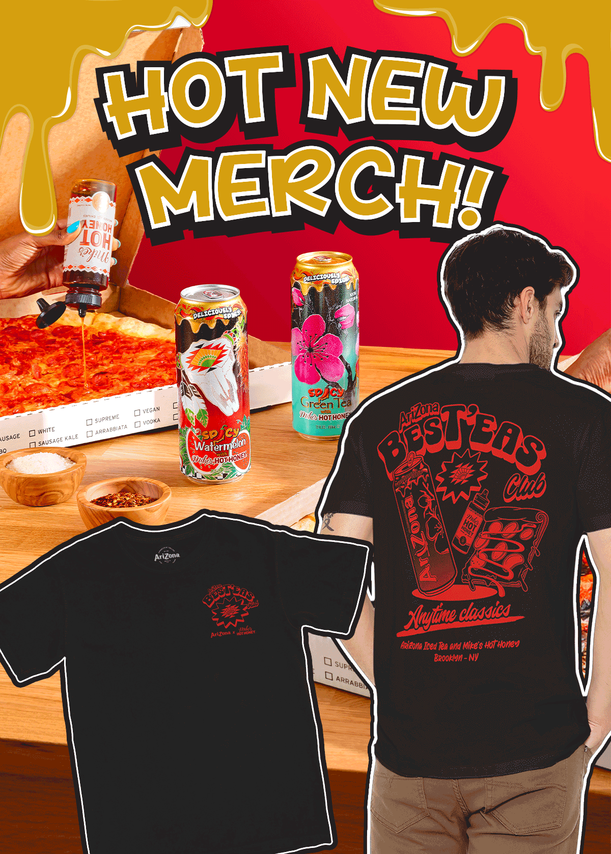 New Mike's Hot Honey AriZona Tea Collab