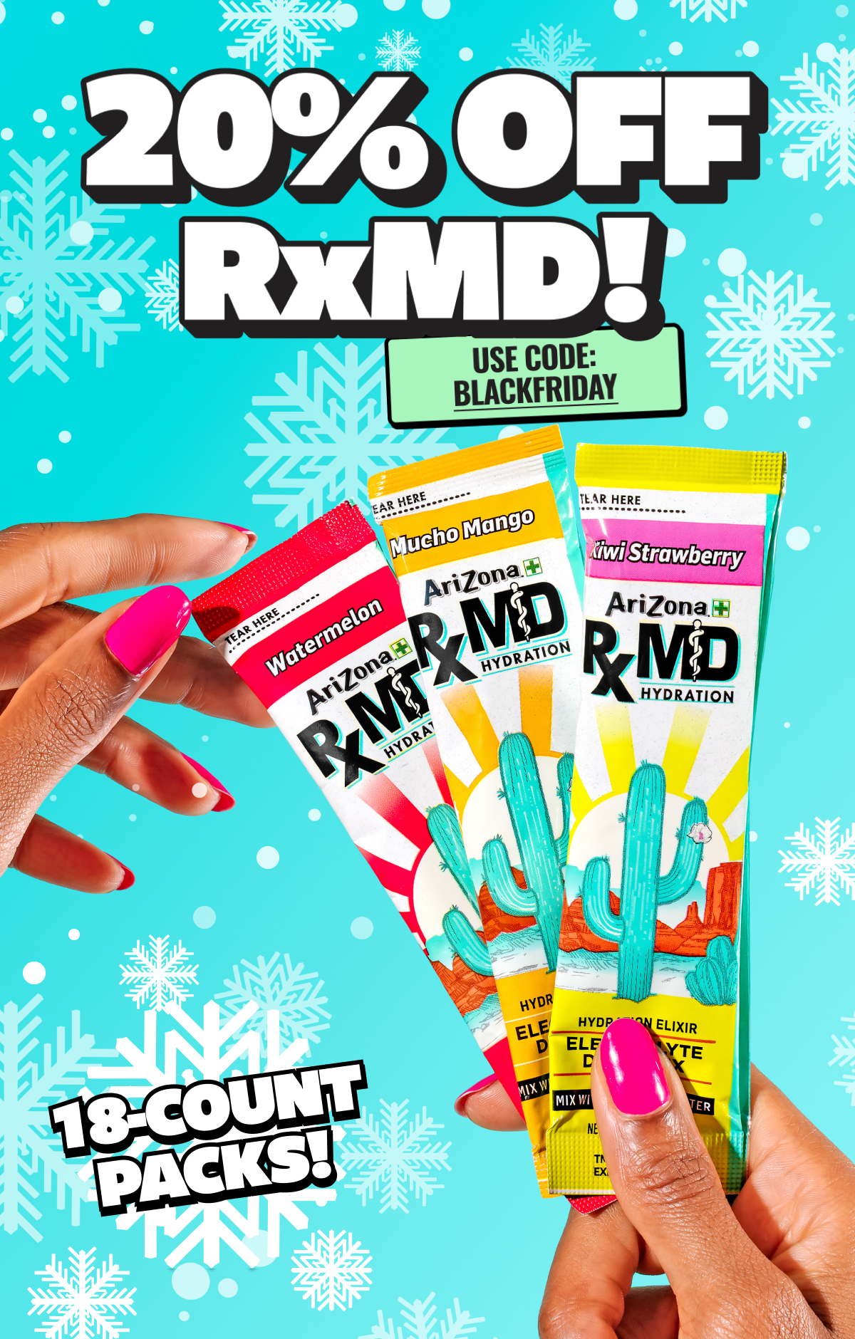 20% Off RXMD Hydration. Use code BLACKFRIDAY at checkout.