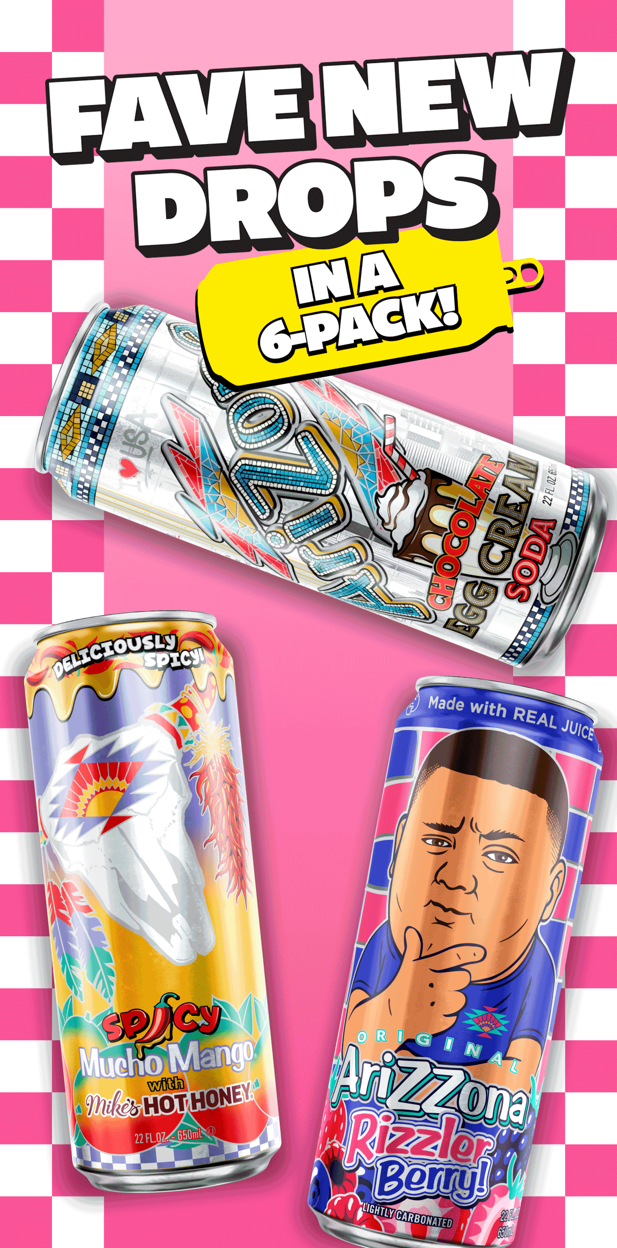 Fave New Drops in a 6-Pack Gif! Shop Now Limited Edition 6-Pack.