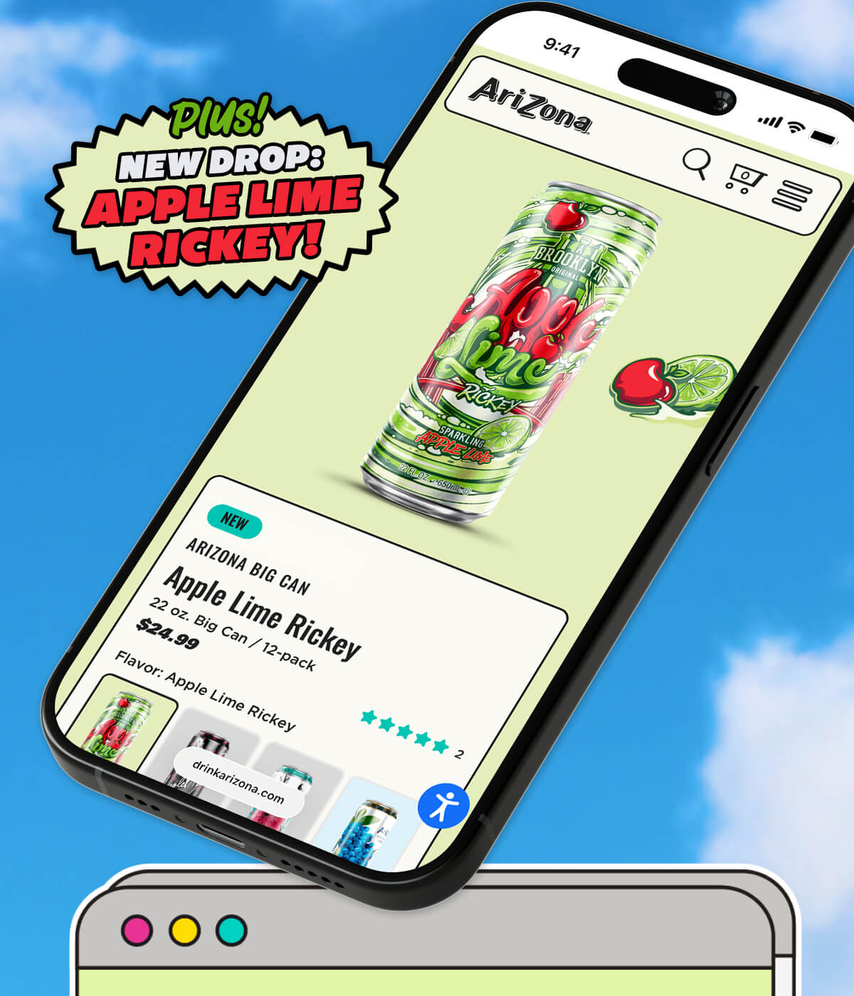 Apple Lime Rickey Now Available To All. Shop New Flavor Now.