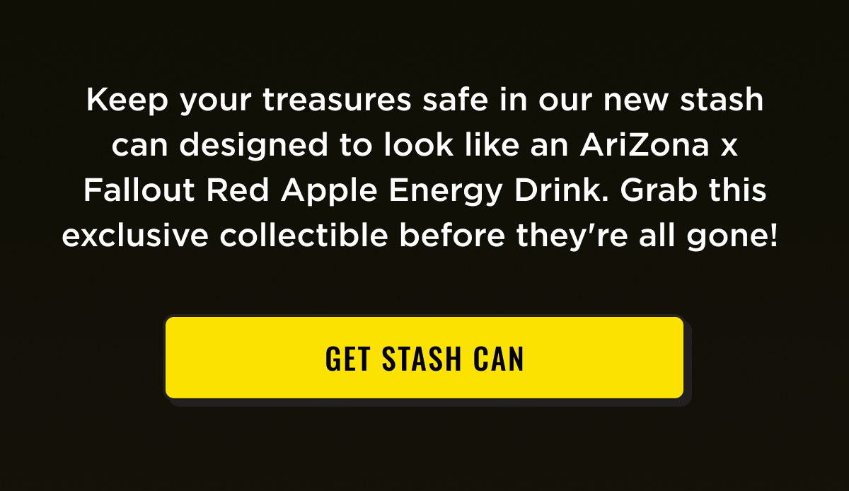 New! Season 2 Fallout Limited Edition Stash Can. Shop Stash Can now. 